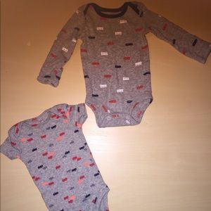 Child of mine onesies 2 pc lot boys newborn